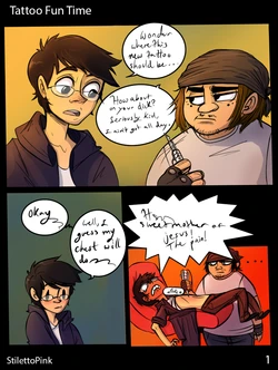 [StilettoPink] Tattoo Fun Time