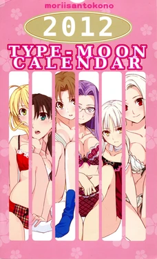 (C81) [Moriisan-Tokono (Morii Shizuki)] 2012 TYPE-MOON CALENDAR (Fate/stay night, Fate/Zero, Tsukihime)