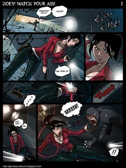 [Ganassa (Alessandro Mazzetti)] Zoey! Watch Your Ass! (Left 4 Dead) [French]