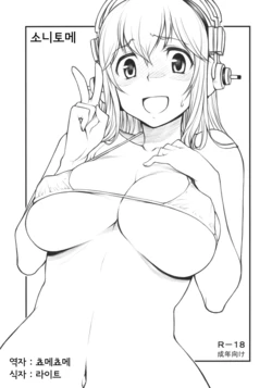 (C81) [AtsuAtsu MuchiMuchi (Hisakawa Tinn)] SoniTome | 소니토메 (Super Sonico) [Korean] [Team Arcana]