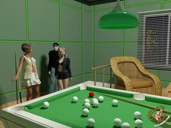 Alice's Diary - 25 Lesbian obsession in the billiard saloon
