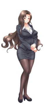 [CROSSOVER] Binyuu Kiss Nee Erimi "Otouto no Kuse ni Sekarau nante... Namaikiyo!" (Character CG)