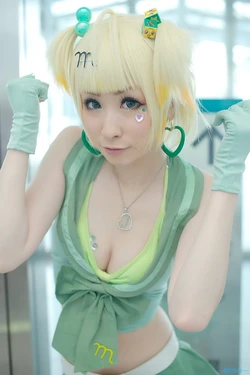 Melonpanna (Anpanman) cosplay by Mai!