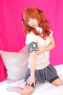 Kuroko Shirai Uniform and Micro Bikini Cosplay