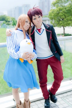 Mawaru_penguindrum-Takakura_himari_Kanba-Uri_Yuku