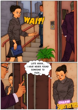 [Online Superheroes] Unsatisfied Secretary gets fucked by Batman