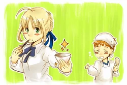 Saber x Shirou 5
