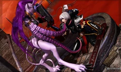 [Mongo Bongo] Battle Sister and Daemonette (Warhammer)