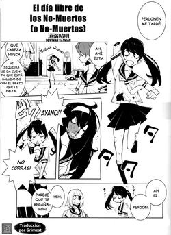 (C82) [G=Kundow (Dowman Sayman)] Joshikai of the Living Dead | El día libre de los No-Muertos (o No-muertas) (Harawata Gatari) [Spanish] [Grimest]