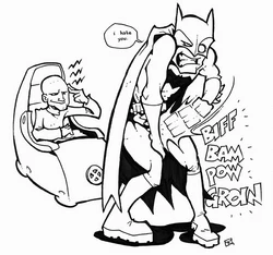 batman groin attack