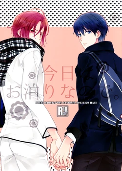 (C85) [Hagi (Shiramatsu)] Kyou wa Otomari na no de. | It's a Sleepover! (Free!) [English]