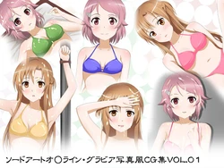 [Doujin Irasutoya・SUN] Sword Art Online・Gravure Shashin Fuu CG Shuu VOL.01 (Sword Art Online)
