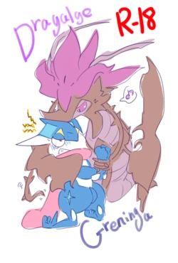 [Ryoutani Kana] ガロン君とゲッコウガ (Pokemon)