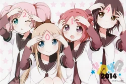 Yuru Yuri 2014 Calendar