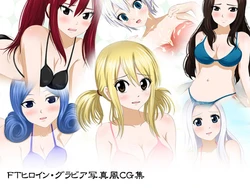 [Doujin Illust-ya・SUN] FT Heroine Gravure Shashinfuu CG Shuu (Fairy Tail)