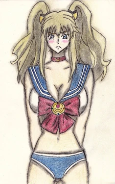 Sailor Moon Peach John Lingerie fanart