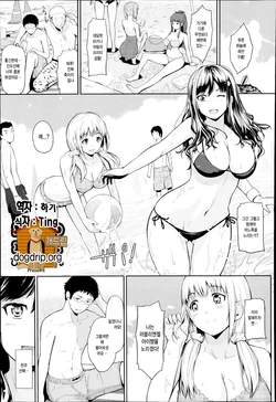 [Hissatsukun] Swap on the Beach!! (ANGEL Club 2014-08) [Korean] [Team Dog Drip]