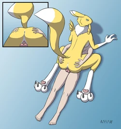 [raevild] Renamon Seduces Her Tamer (Digimon)