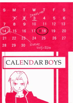 [Cucumis] Calendar Boys (Fullmetal Alchemist) [English] {Dassou Keikaku}