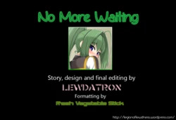 [Alfort] No More Waiting (Hitsugi no Chaika) [English] [Rewrite] {Lewdatron}
