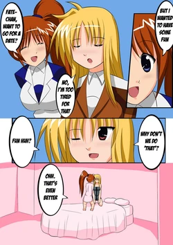 [Xano501] Nanoha x Fate Boob Magic