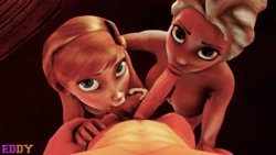 [Disney Frozen] Elsanna Hentai Animated (2015-07-05)