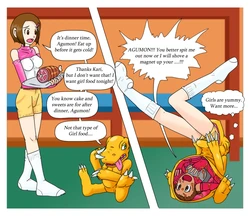 GUILMON VORE MINI COMIC (ARTIST Jimmsugomi)