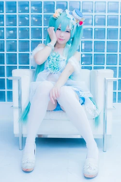 Hatsune miku Cosplay:Sweet Magic