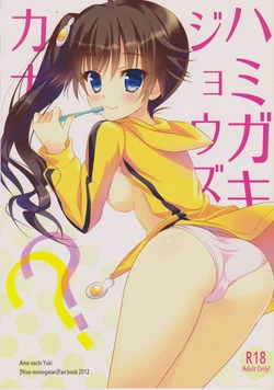 (Hyakumonogatari Daigoya) [Ame nochi Yuki (Ameto Yuki)] Hamigaki Jouzu kana?? (Nisemonogatari) [English] [frogstat]