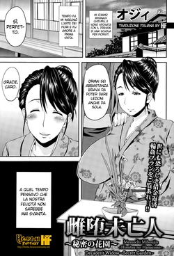 [Ozy] Mesuochi Miboujin ~Himitsu no Hanazono~ | Decadent Widow ~Secret Garden~ (ANGEL Club 2015-02) [Italian] [Hentai Fantasy]