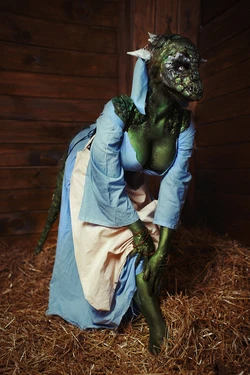 [Elena Nerium Oleander] The Lusty Argonian Maid - Lifts-Her-Tail (The Elder Scrolls)