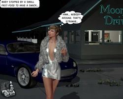 Ravaged by a huge monster