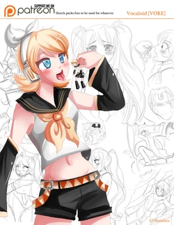 [Saintxtail]  Vocaloid sketch pack