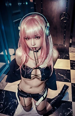[CN:蚀柿的 x 肉宅的] Super Sonico Cosplay - Nitro Super Sonico