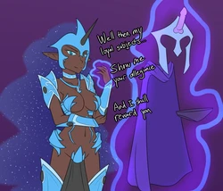 [JonFawkes] Strip Nightmare Moon (My Little Pony: Friendship is Magic)