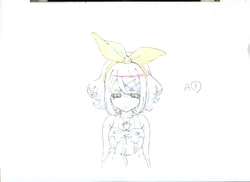 SHIROBAKO設定資料集＆原画集セット特典「えくそだす！あるぴん『私、知ってた！』シーンの複製原画」(Scan by 仆街仙人掌)