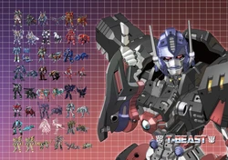 [Kuramochi Zukan] T-Beast [Transformers] [Digital]