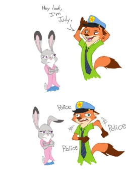 [Quirky Middle Child] Friendly teasing (Zootopia)