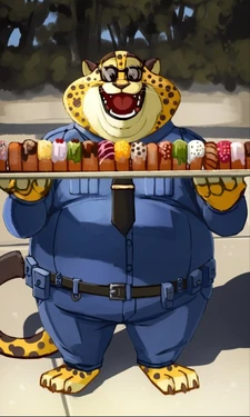 Clawhauser Donut Fail (Zootopia)