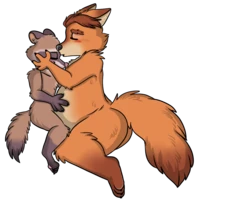 Gideon and his ol' buddy Travis (Zootopia)