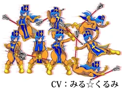 [NONKI] QUEEN'S AXE - Milk sprite animated gifs