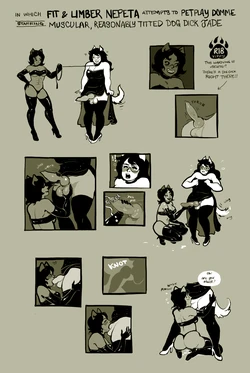 Nepeta tries to pet play Jade