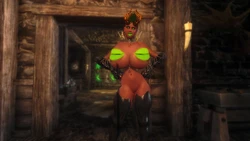 Vixene the Daedra; Stoked for Halloween Edition