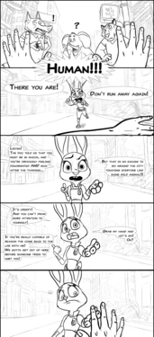 [Vinoda] A Wild Human in Zootopia (Zootopia)