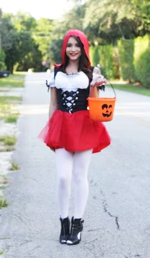 Kharlie Stone is Little Red Riding Hood