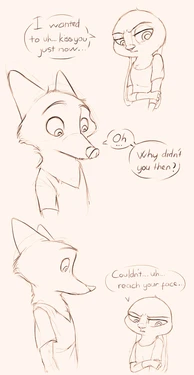 [Sprinkah] Wanted to kiss you (Zootopia) (English)