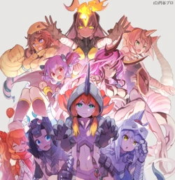 [ウルトラ怪獣擬人化計画]Ultra Monsters Anthropomorphic Project (Magazine Illustrations)