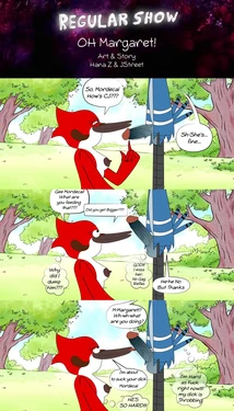 Regular Show- Mordecai gets a blow job