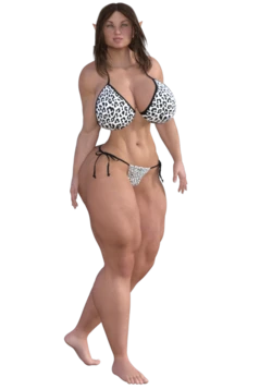 Futa, Mini-giantess and Muscle