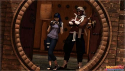 [Mongo Bongo] Hinata X Killer Bee (Naurto)